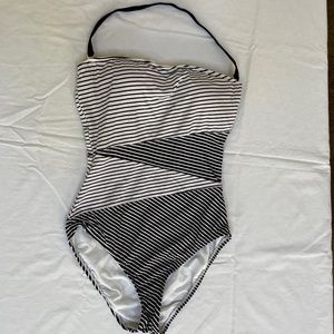 Liz Claiborne striped one piece
